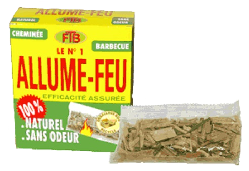 Allume-feu sac de 2 kg pour faciliter l'allumage de barbecue et brasero -  Jardiprotec